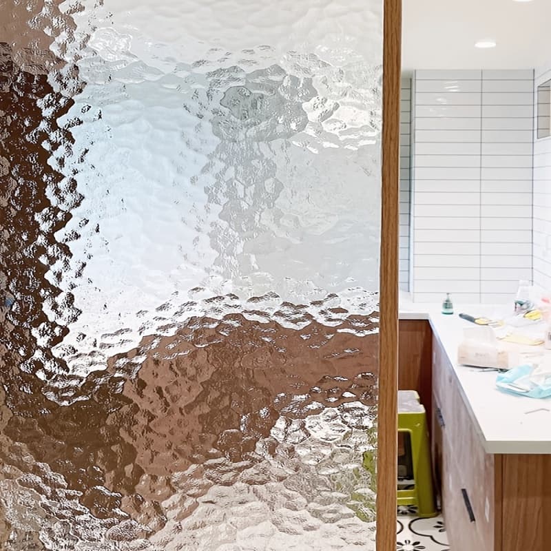 TEMU 1 Roll Self-adhesive Window Privacy Film- 9 Mil Thick , Static Cling Pvc Film, For Home Office Bedroom Living Room Decoration, Easy To