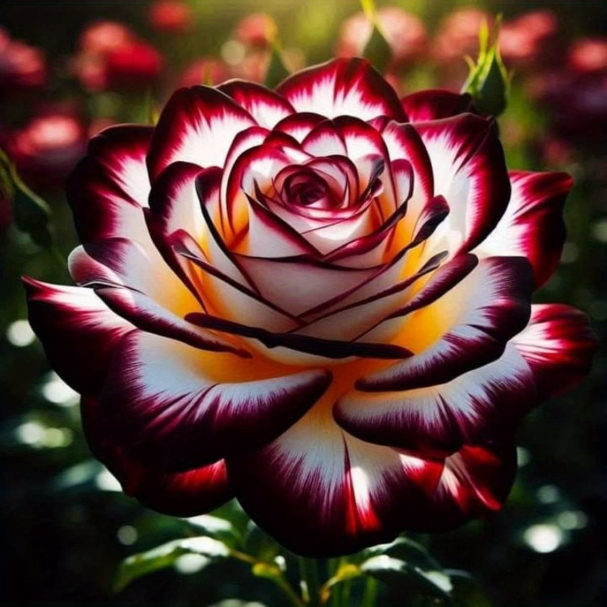 TEMU New Arrival 20x20cm/7.87x7.87" Diamond Painting Kit With Diamonds - Rose Flower Mosaic Art, Handmade Diy Craft For Adults &, Decor, Activity, Unique Gift Idea (vibrant Colors, Intricate Design)