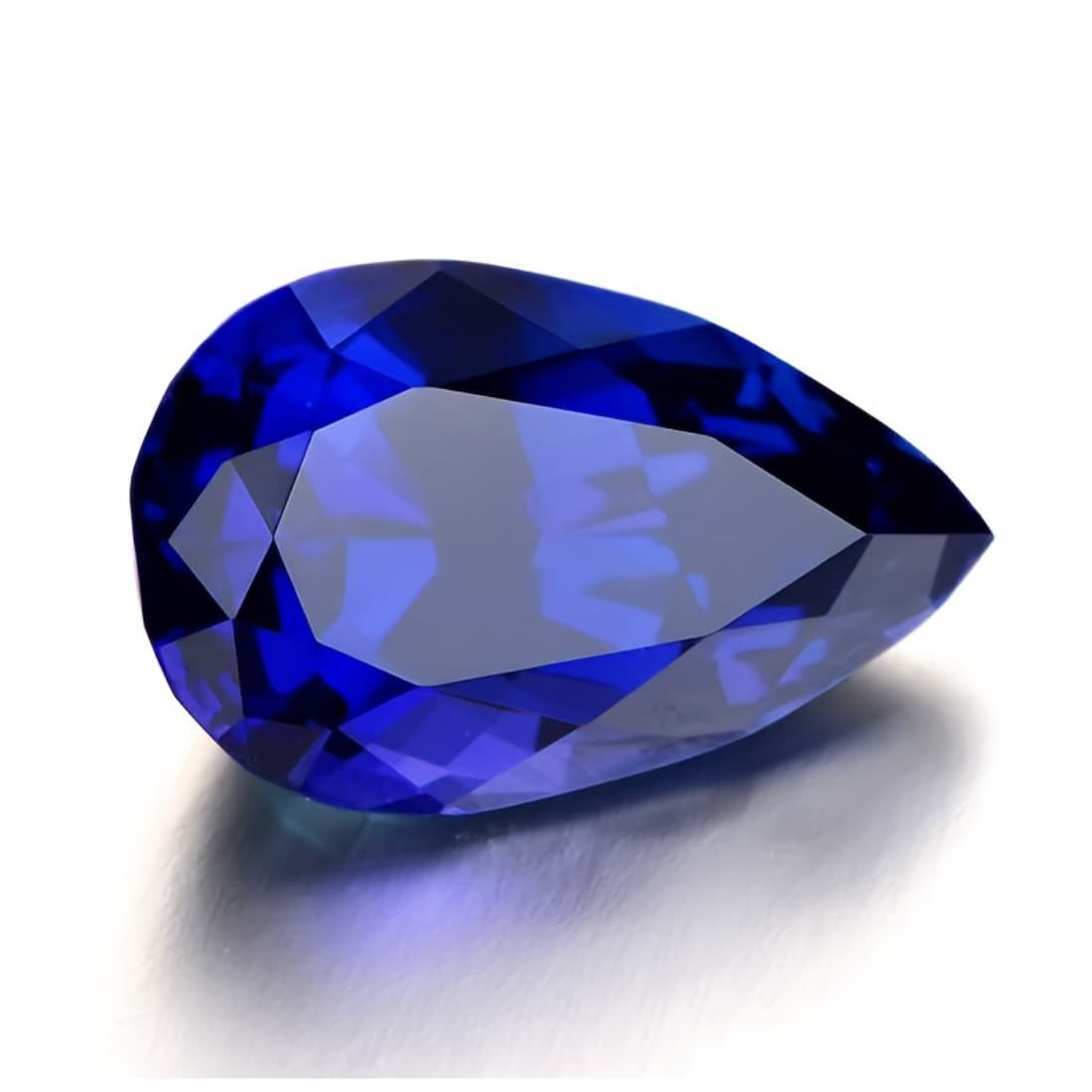 TEMU Natural Tanzanite Blue Teardrop Loose Stone, Suitable For Ring Jewelry And Pendant Making