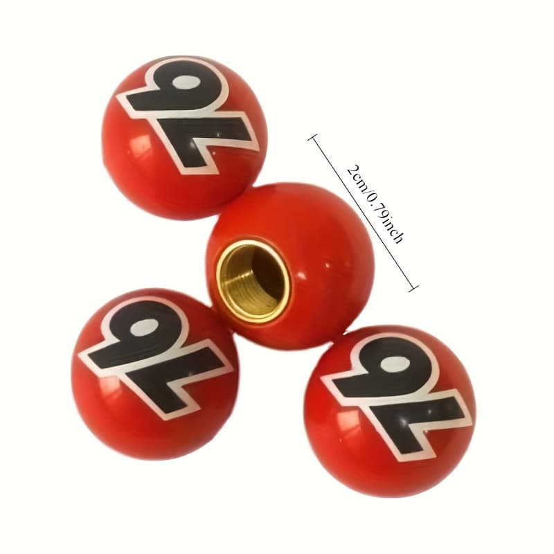 TEMU 4pcs Valve Caps, Valve Caps For 76 Ball Valves, Valve Caps For 76 Ball Valves Of Vehicles