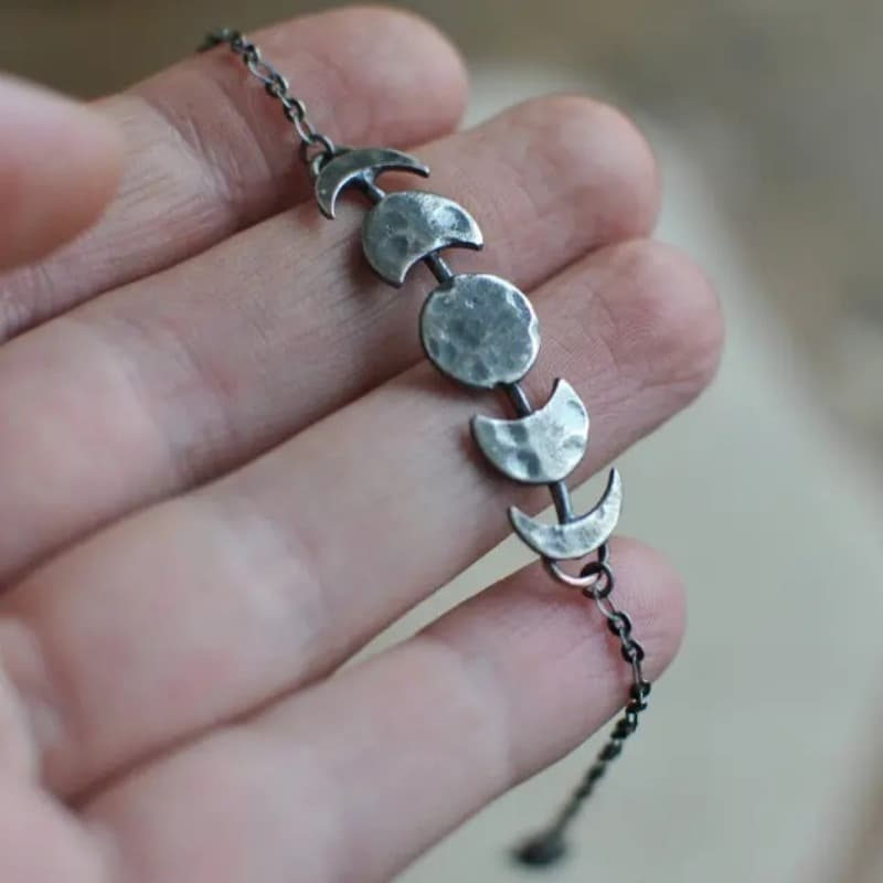 TEMU Silvery- Bracelet, Bracelet, Additions, Lunar Bracelet, , Jewelry, Half-moon