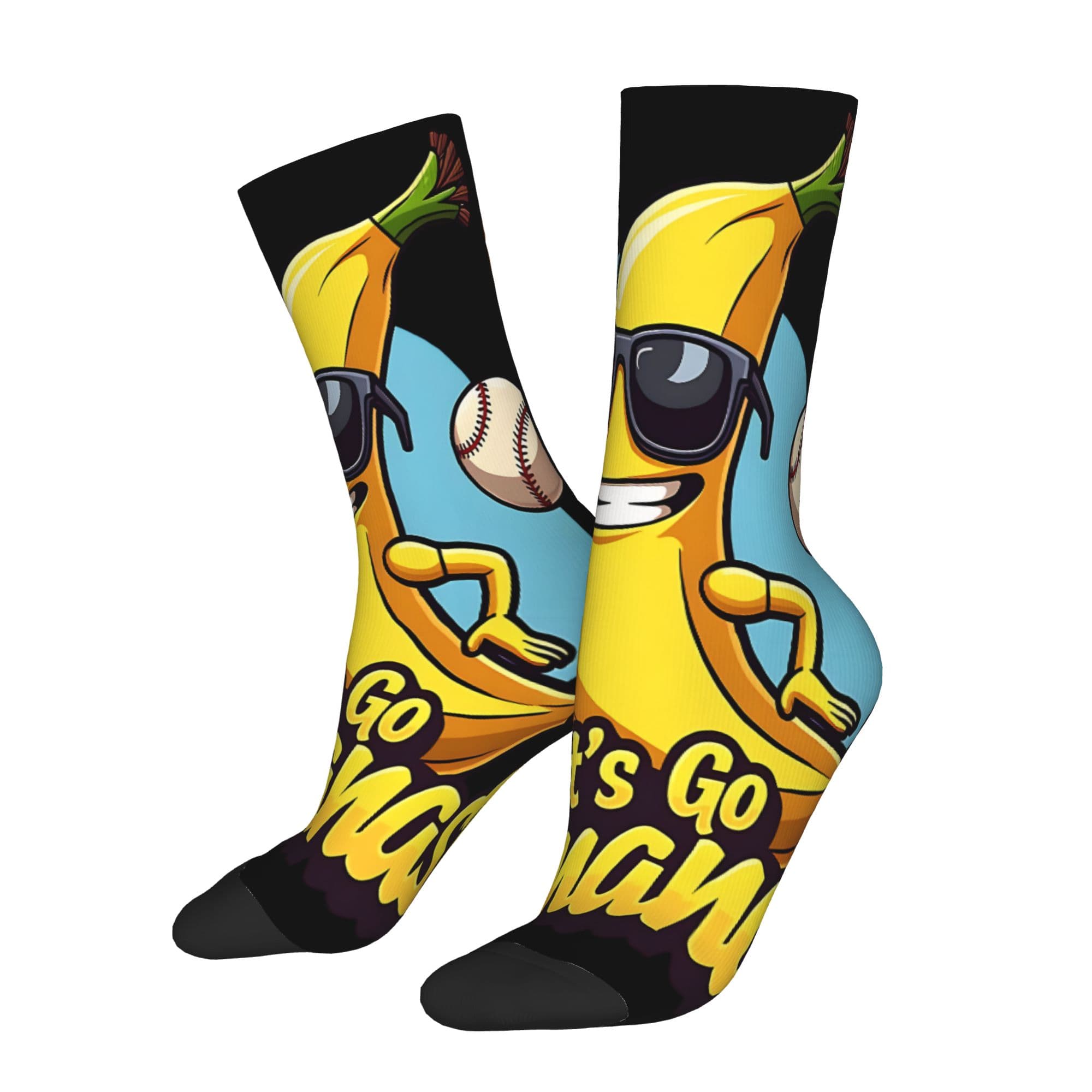 TEMU Funny Banana Sock Printed For Man