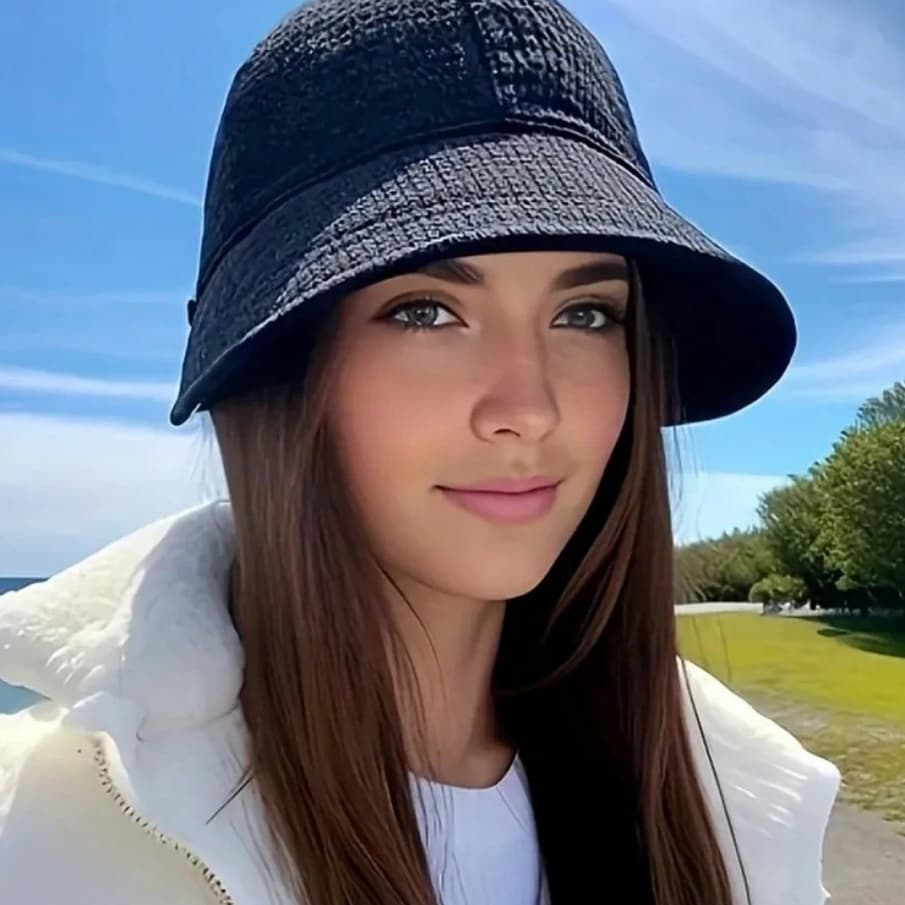 TEMU Hats& Capssummer Folding Hat Women Wide Brim Ladies Beach Visor Hat Holiday Hat