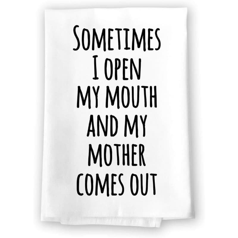 TEMU 1pc 18×26 Inch Versatile Cleaning Cloth , Occasionally And , , Humorous Kitchen Hand Dish Towels, Presents For Women