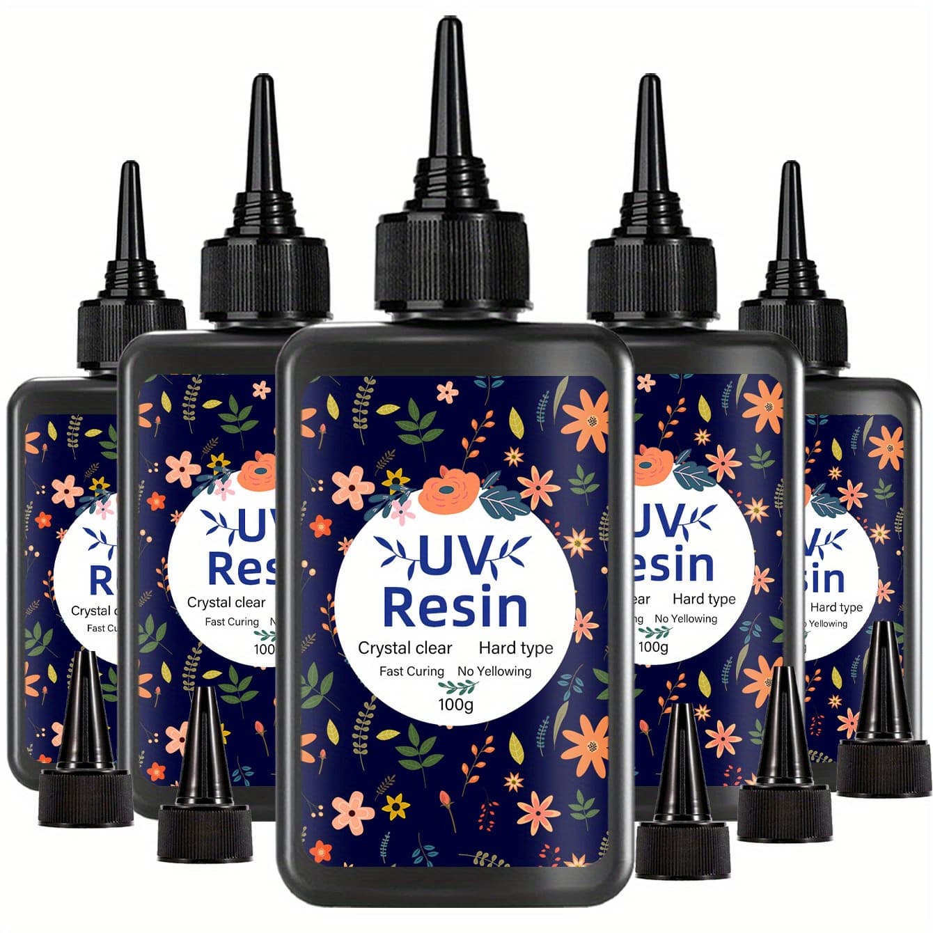 TEMU Uv Resin 500g For - Clear, Low , No - Ideal For Pendants, Earrings & Bracelets