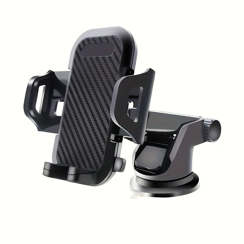 TEMU 360-degree Rotatable Dashboard Mount With 270-degree Swivel Head, Soft Pvc Car Phone Holder - 2-in-1 Smartphone Bracket For Vehicle Navigation, Phone Holder For Car