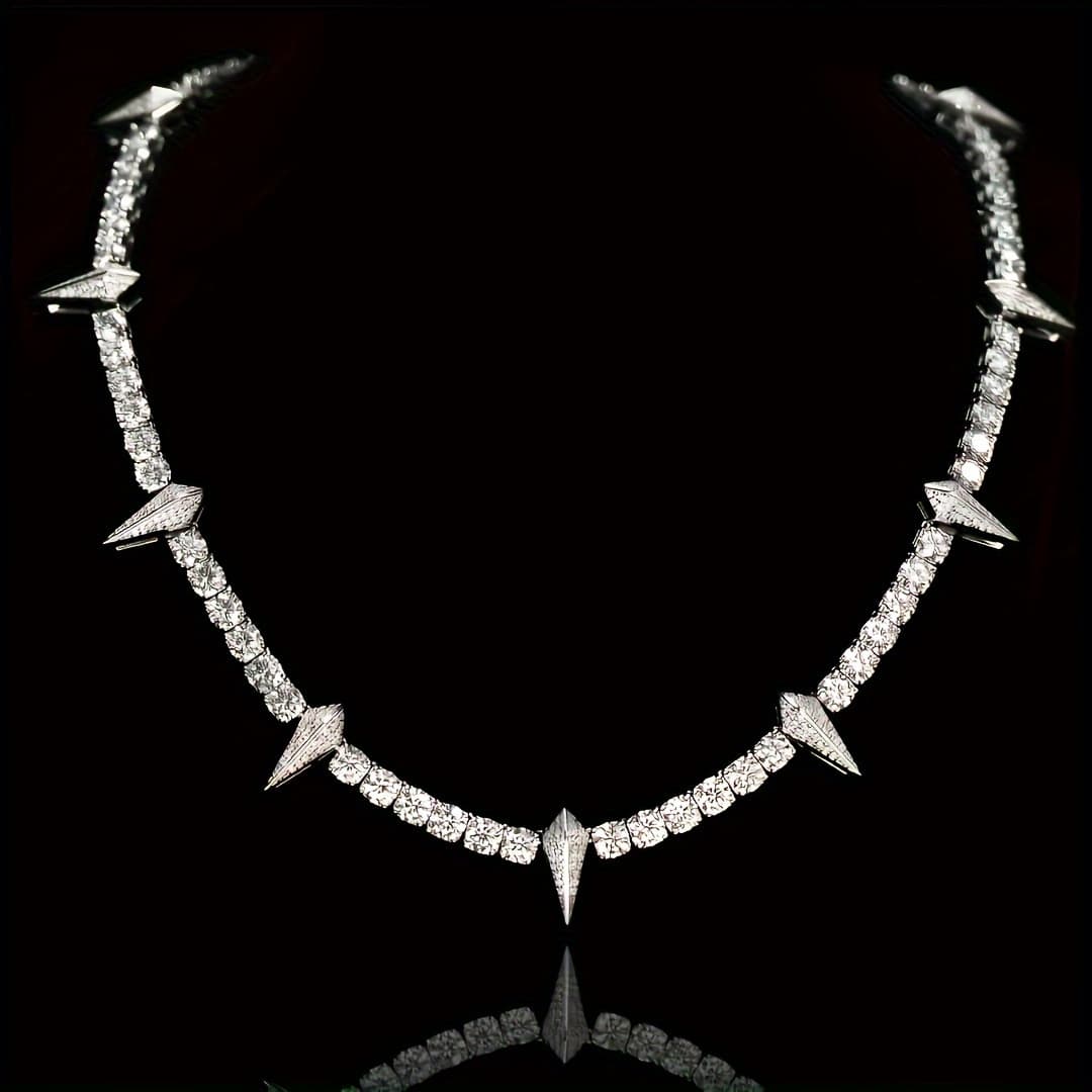 TEMU 1 Men's Necklace With Wolf Tooth Pendant King Of Spike Necklace For Christmas New Year Valentine's Day Gift