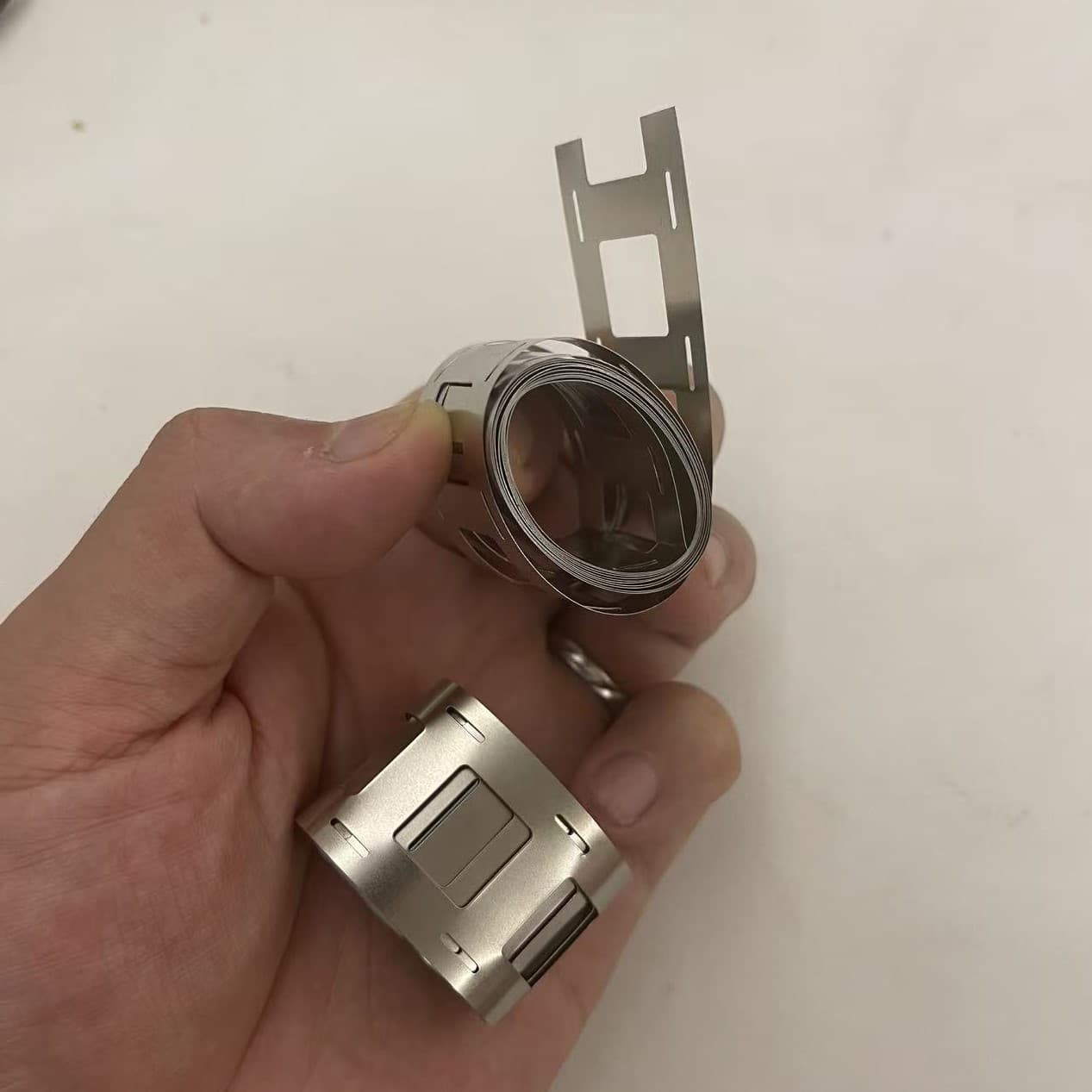 TEMU Professional Coated Metal Strip, Suitable For Parallel Connection Of 2 Sections Of 18650 Lithium Batteries, 18650 Battery Welding And Spot Welding And Professional Additions