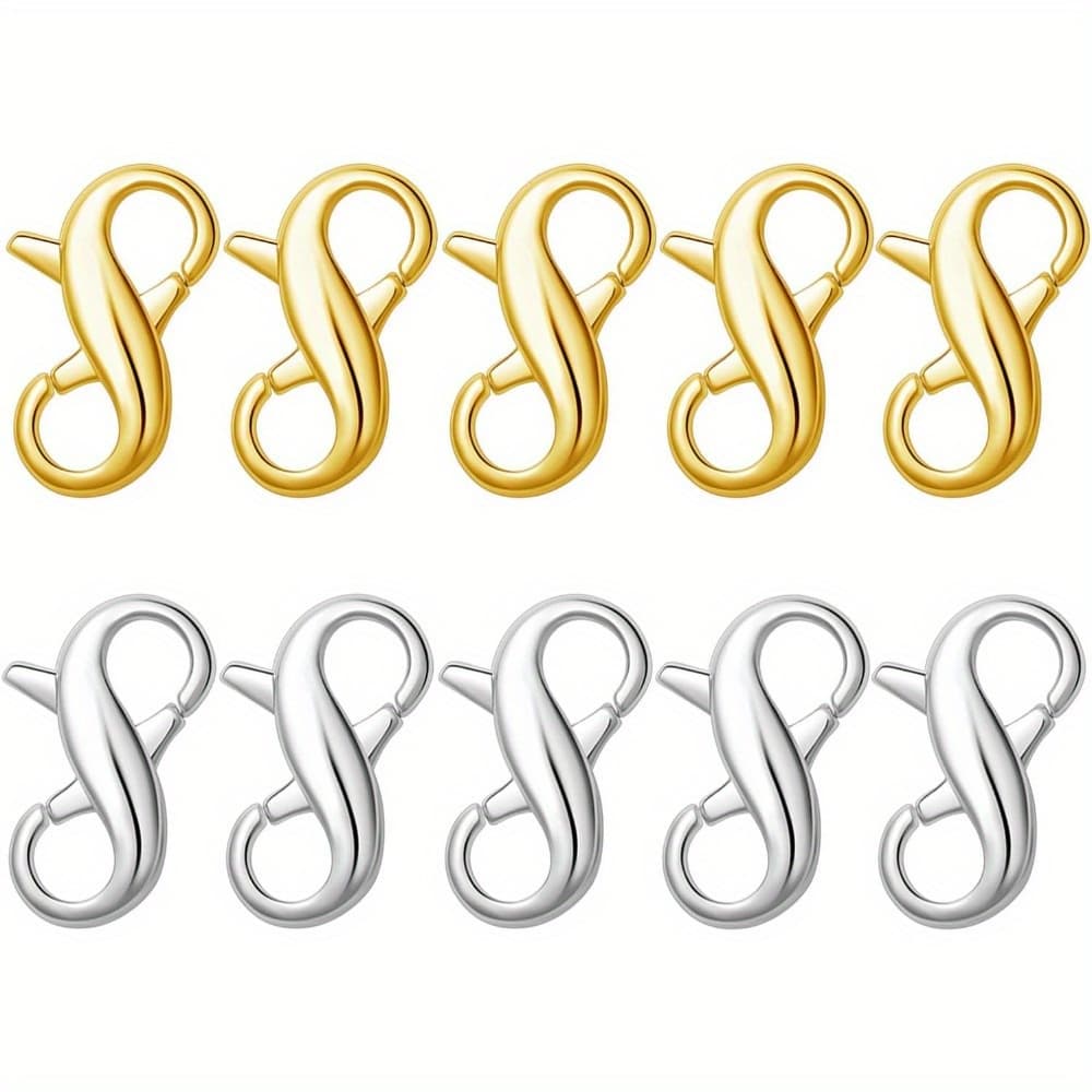 TEMU Stainless Steel Lobster Clasp, Lobster Clasp Necklace Extender, Bracelet Connector For Jewelry