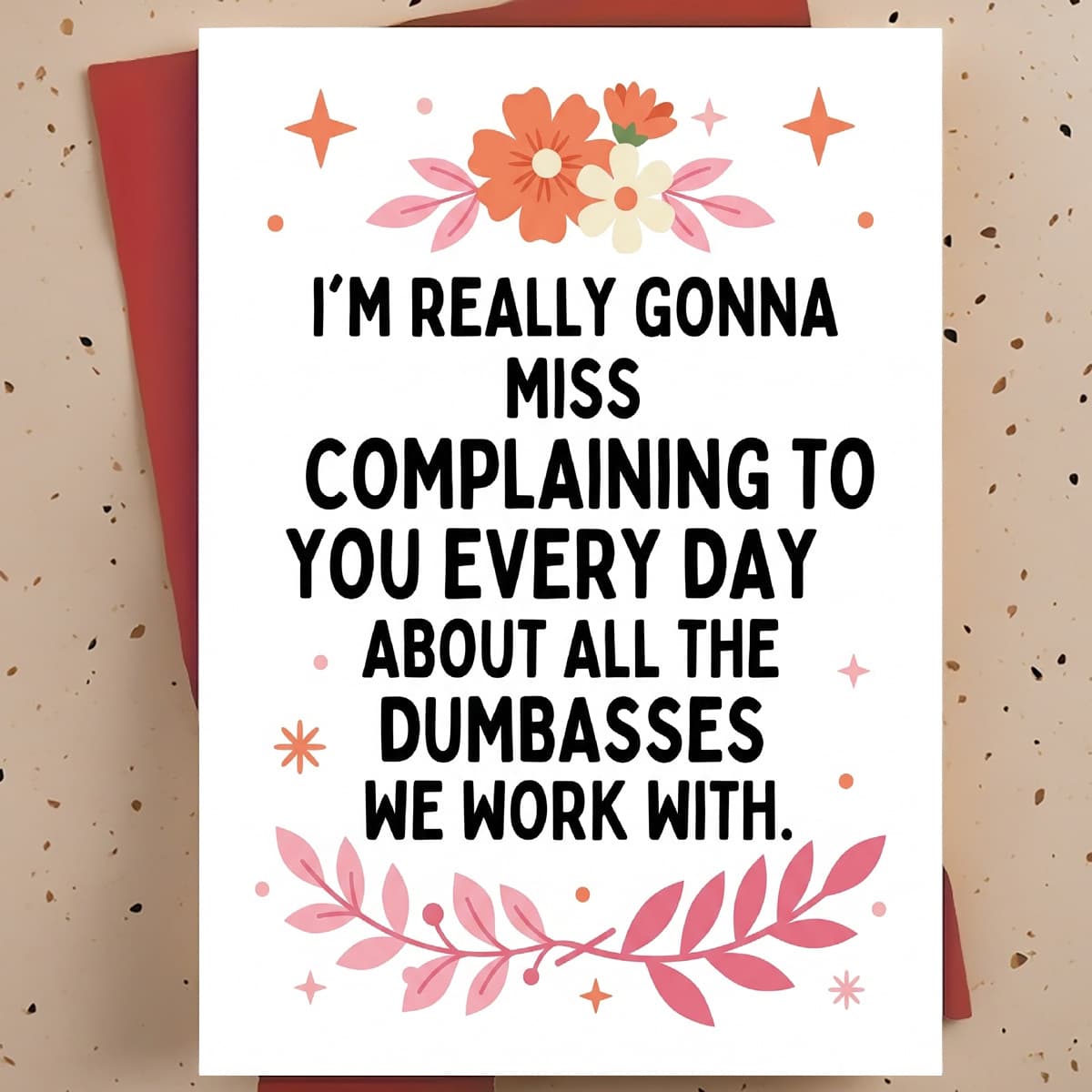 TEMU 1pc Perfect Giftfunny Farewell Greeting Card For Coworkers Perfect For Saying Goodbye To Colleagues Or Bosses Or Job Change Celebrations Ideal For With Humor