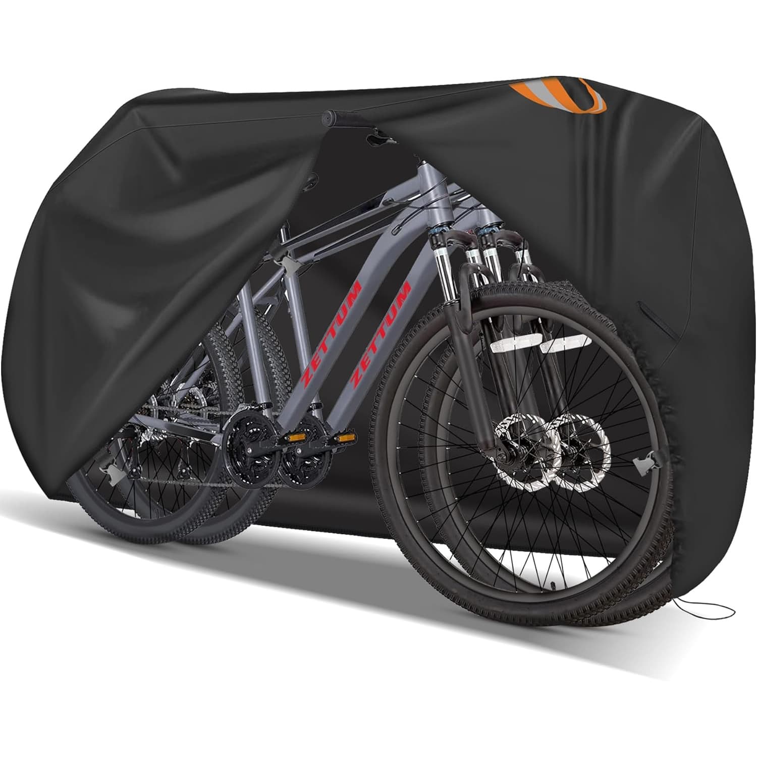 TEMU Bicycle Protection - Ideal For A For Fixed 2-bike Outdoor Cover, Durable Waterproof 600d Bike Cover For Types Of Bicycles, Including Mountain, Road, Hybrid, And Beach Cruiser Bikes: Sports &
