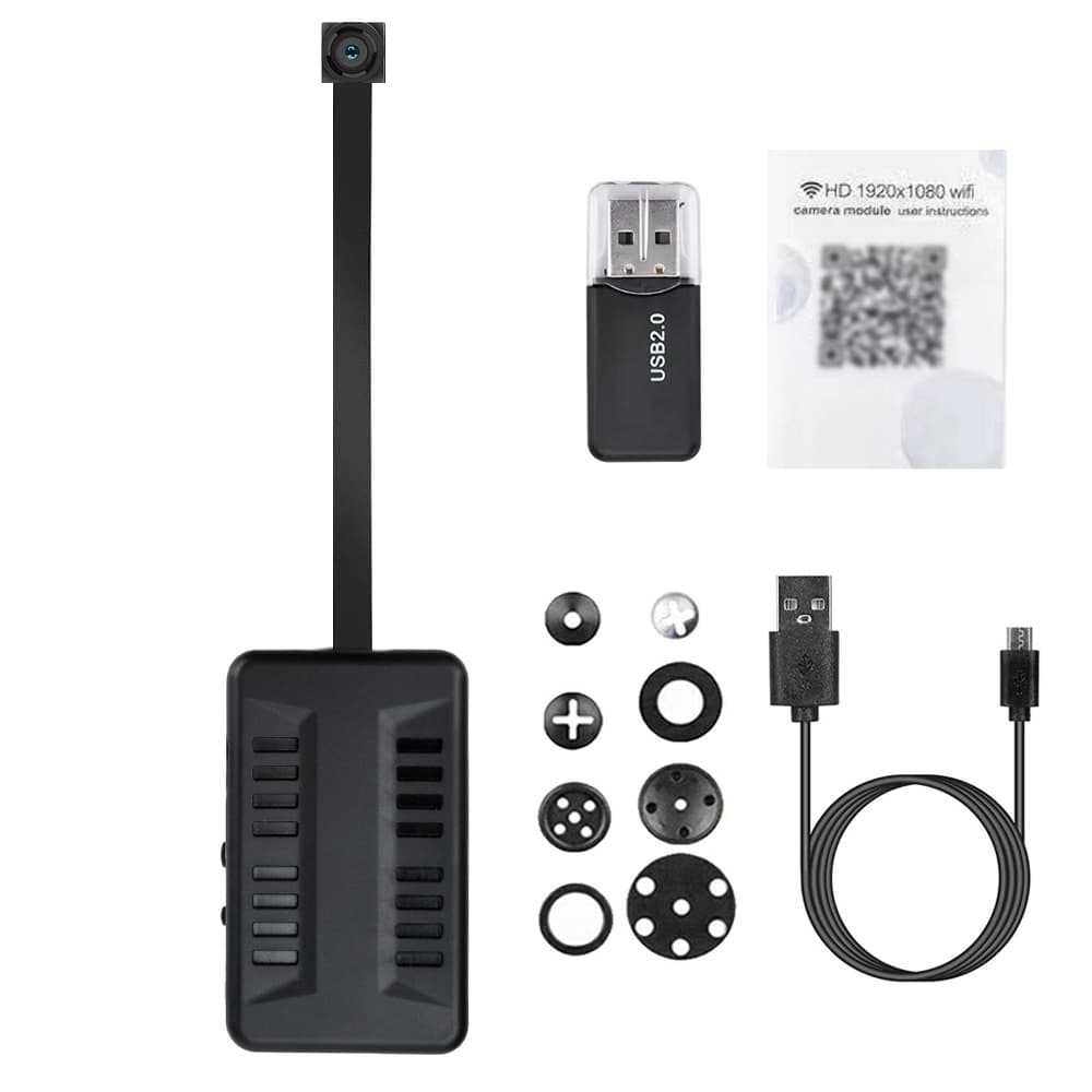 TEMU Home 1080p Hd Wifi Surveillance Camera With 32gb Expandable Storage, 2000mah Rechargeable Battery, Check Anytime App, About Recording .