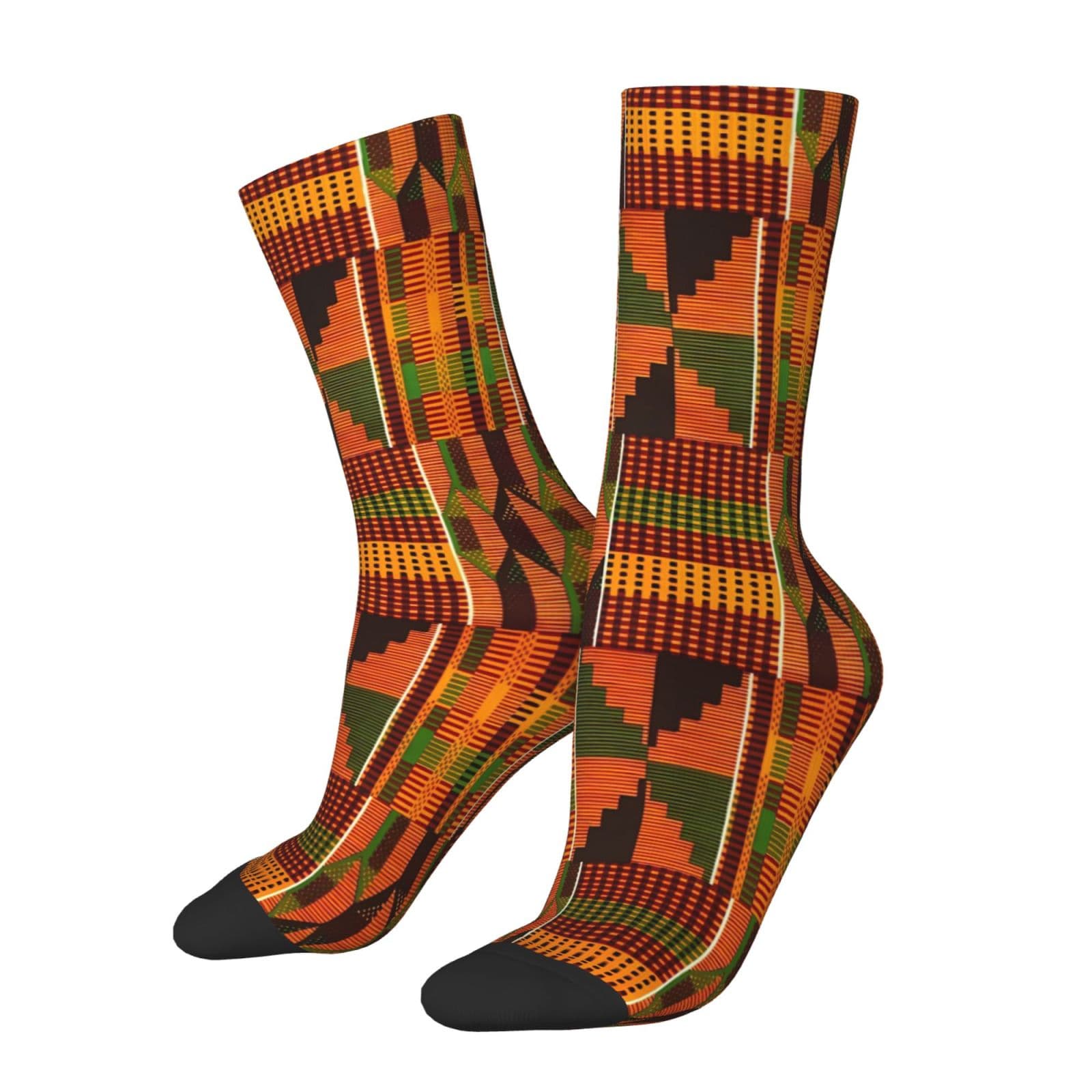 TEMU 1 Pair Unisex Fashion Happy Pattern 3d Digital Printed Socks, Novelty Crew Socks, Polyester & Spandex Blend For Men And Women Gifts
