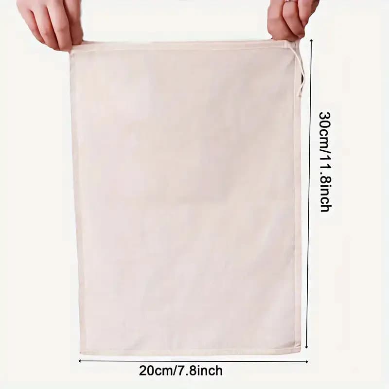 TEMU 3pcs Reusable Filter Bags - Heavy-duty Fine Mesh For Coffee, Tea, Nut Milk, Yogurt - Dishwasher Clean - Compatible With , Espresso, Brewing - Kitchen & Dining Essentials