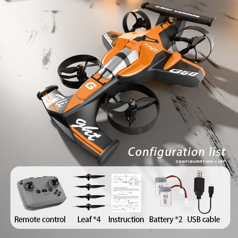 TEMU Look Here! Mini Car And Drone Combo - A , Multi-functional Wonder Gift! , Stable Hovering, Racing Mode, Mode, 360° Aerial Flips. The Perfect Christmas Gift, Fun Birthday Present!