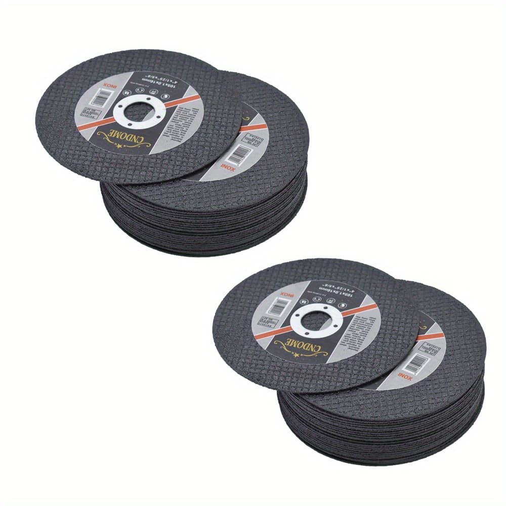 TEMU 4.5-inch Metal Grinding Cut Discs, 50pcs Of Cut-off Wheels Measuring 4- 0.040 X 7/8 Inches, Made Of Aluminum Oxide, Suitable For Metal And Stainless Steel, With Of 13300 Rpm, For
