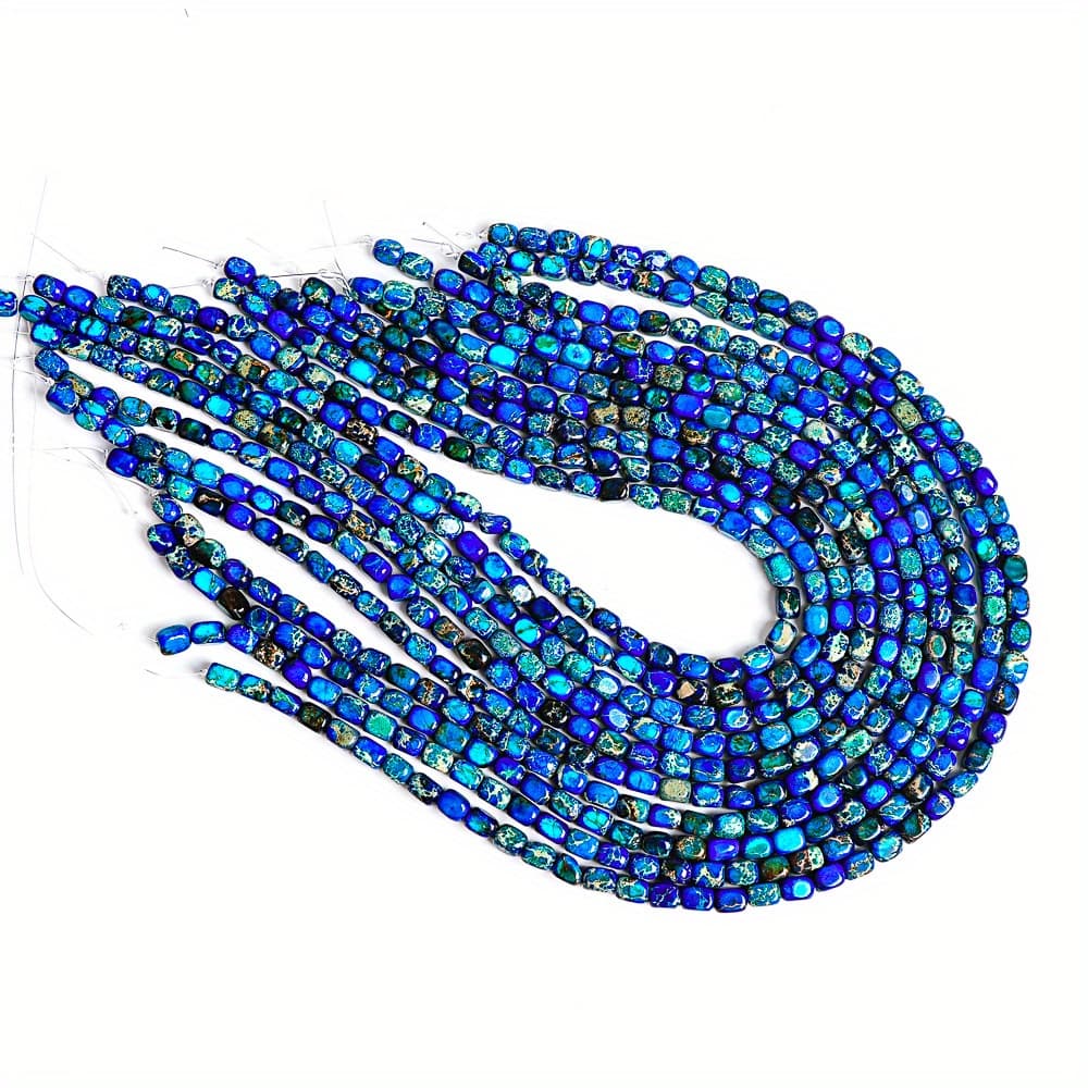 TEMU Cubic Ocean Sediment Beads For Jewelry Making, Bracelet And Necklace Additions, Perfect For Halloween And Christmas Gifts, Measuring 7x5mm