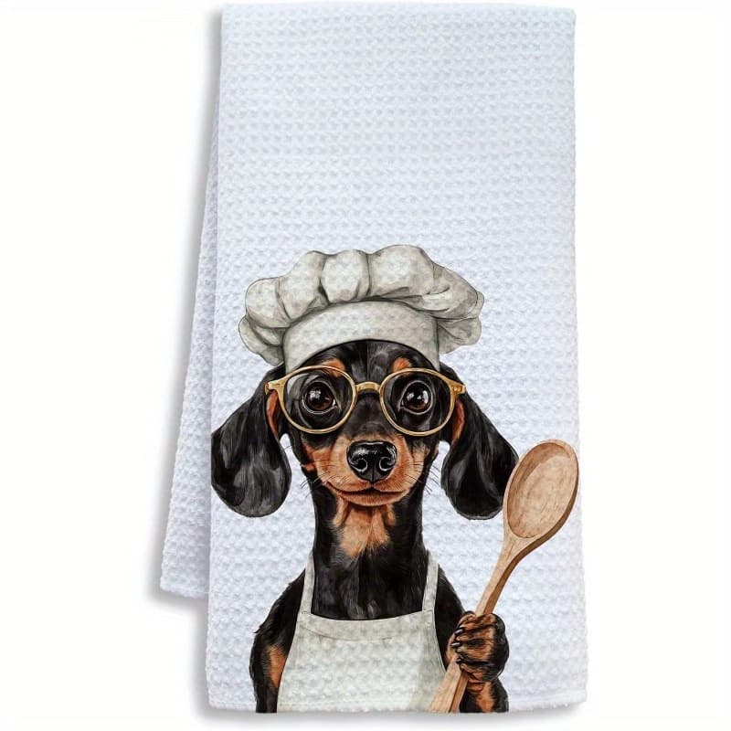 TEMU 1pc 18×26 Inch Funny Chef Kitchen Towels, Gifts For Dishteatowelsofforkitchenchefgiftsofmenwomendecorationhandtoweland