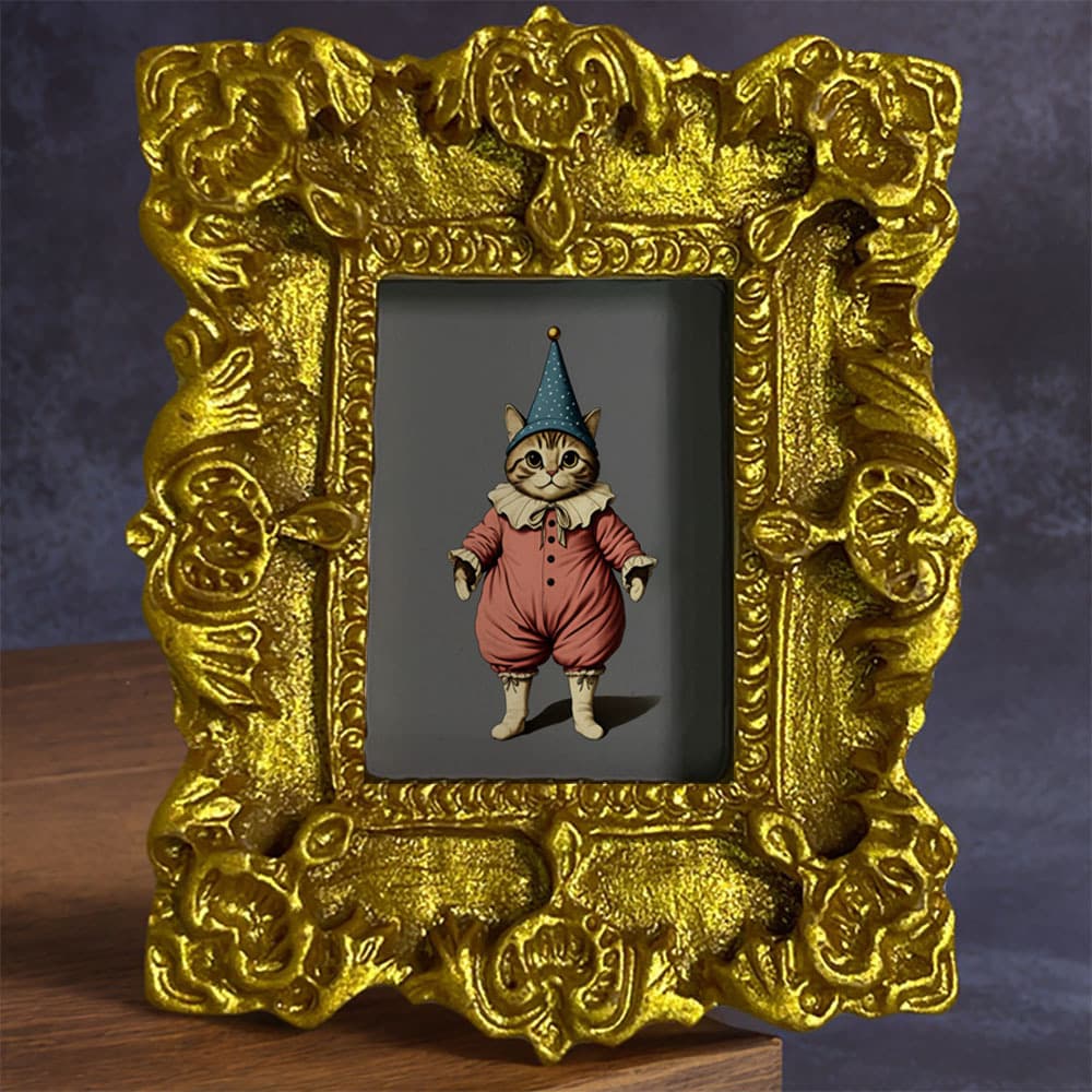 TEMU 1pc Magnetic Refrigerator Magnet, Small In Clown Costume Design, Unique Decorative Fridge Magnet, Home Decoration Accessory, Whimsical Animal Art Decor, Great Collectible Gift For