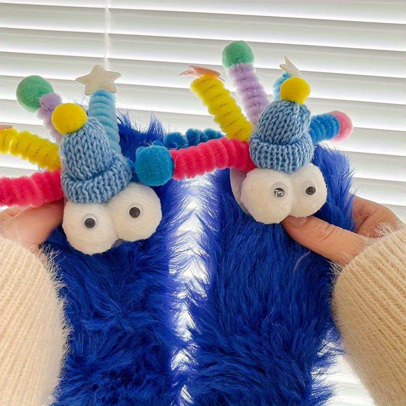 TEMU Interesting Monster Socks Autumn/ Socks Coral Socks Couple Socks Plush Christmas Socks