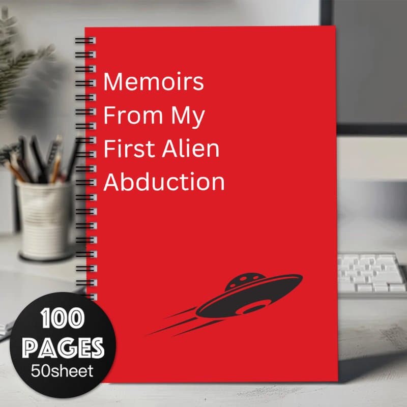 TEMU 1pc Funny Spiral Notebook - Theme Journal With Horizontal Ruled Pages, Portable Spiral Bound Notebook Suitable For School, Office, Gifts For & Students ()