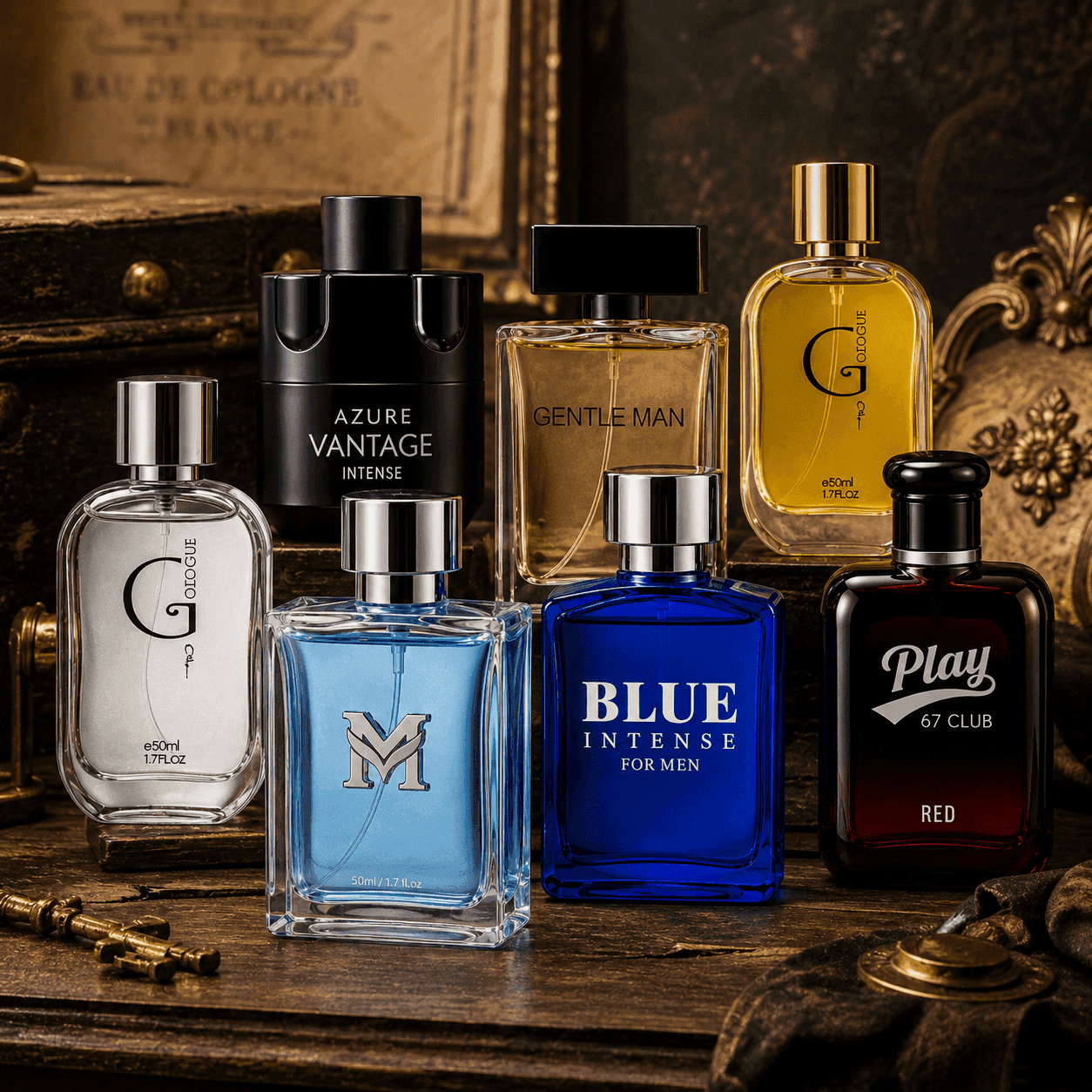 TEMU 1pack Men's Surprise Perfume | 50ml/100ml | From The Bottles - Citrus//aquatic/, You Will Get A Random Surprise Perfume | Surprise Different Mood , Birthday Gift For Boyfriend