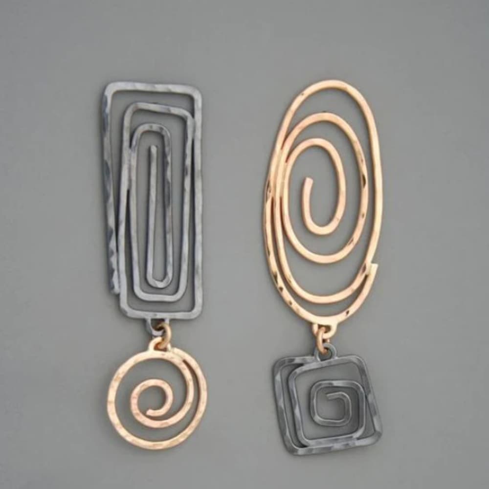 TEMU Vintage Inspired Artisan Dangle Earrings Boho Chic Jewelry For Women Everyday Stackable Additions Adjustable Retro Style