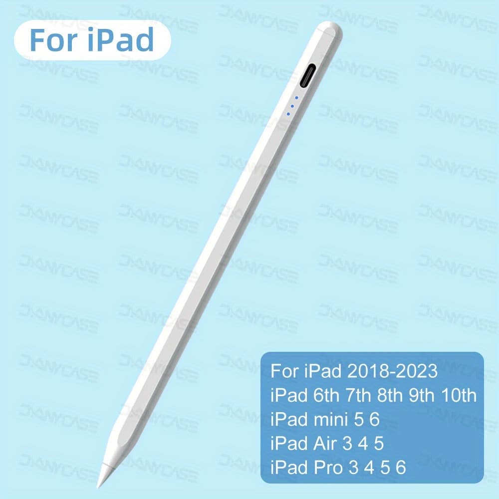TEMU For Pencil 2 For Ipad Pencil 1 Wireless Stylus Pen Palm Fit For Ipad Pen 2022 2021 2020 2019 2018 Stylus Pen