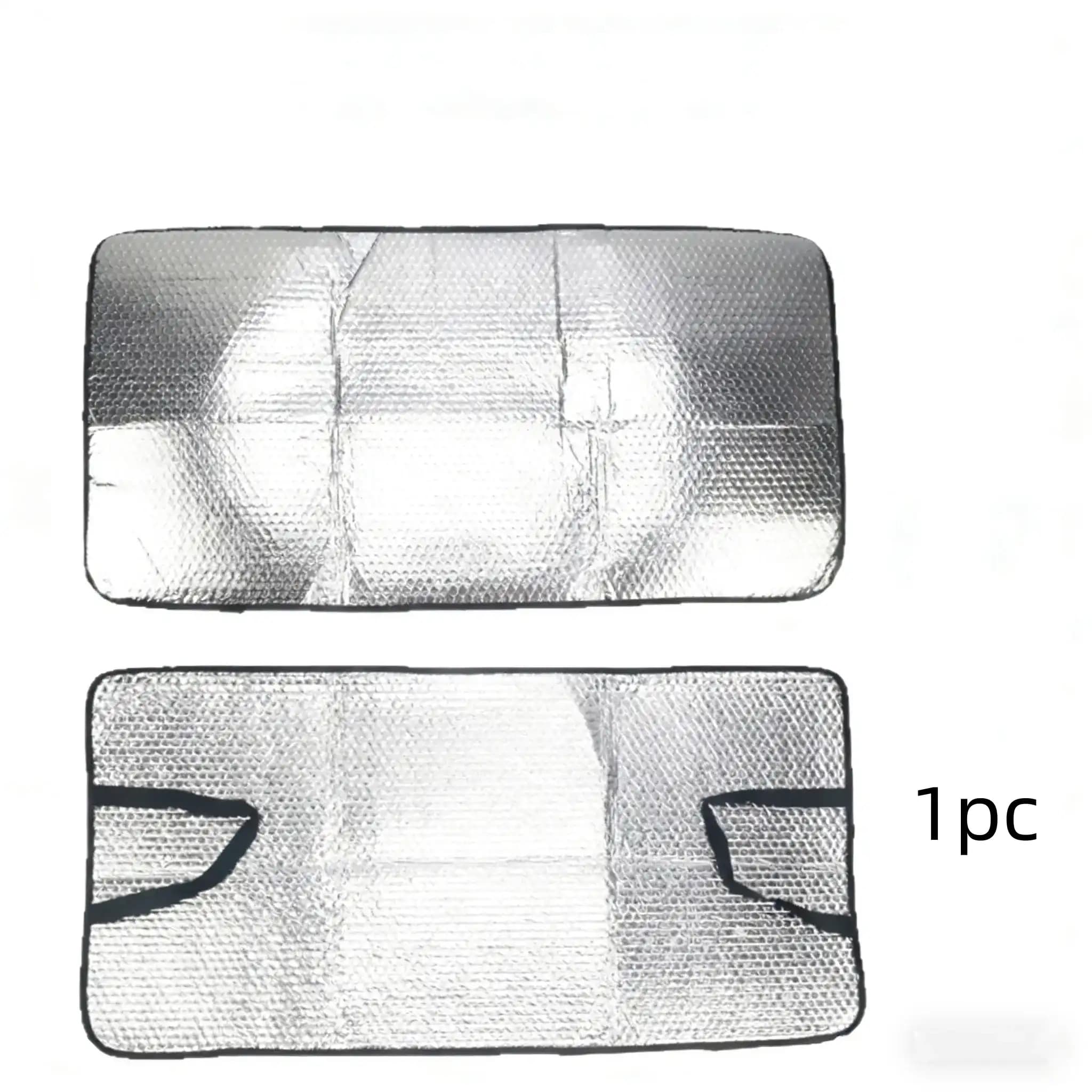 TEMU 1pc Air Conditioner Outdoor Unit Cover, Double Layer Aluminum Foil Heat Insulation Sun Shade, Waterproof Rainproof Ac Condenser Cover, Keep , , Extend Service Life
