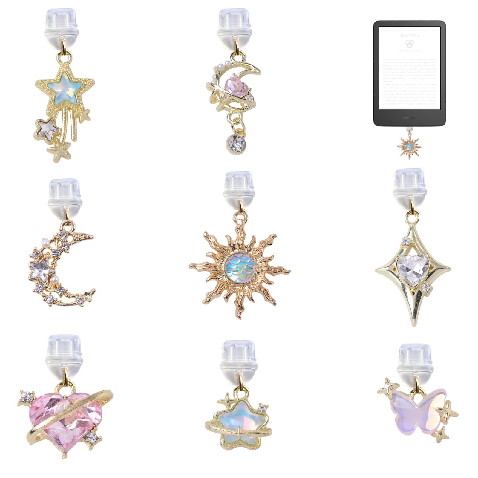 TEMU 8pcs Dust Plug Set Suitable For Mobile Phone/ Dust Plug C/usb Type-c Dust Plug, E-reader Additions Gifts Cute Charging Port Protector
