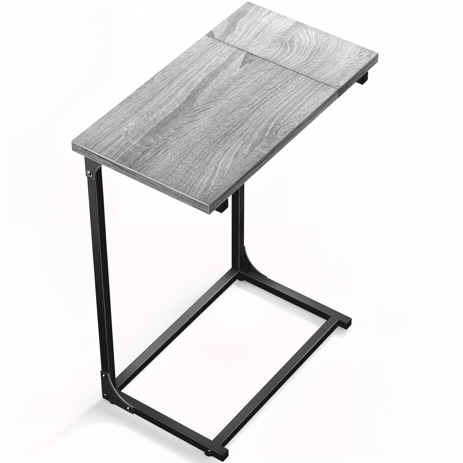 TEMU 1pc/ 2pcs Mdf Office Side Table, 27 Inch Height, Adjustable Feet, , Spacious Top For Laptop, Books, Coffee, And Office Supplies, Compact, Durable, Easy Assembly, Ideal For Office