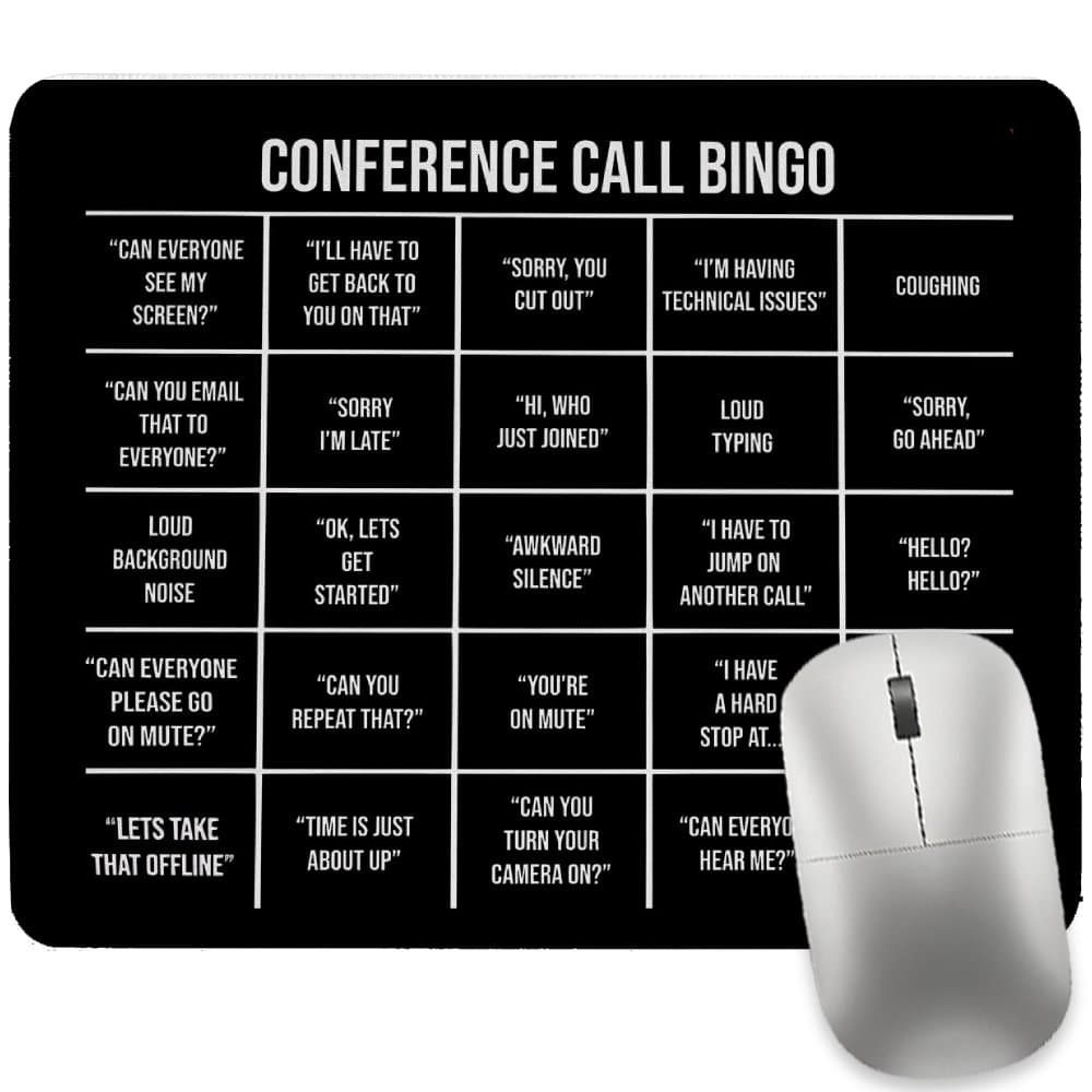 TEMU Humorous Mouse Pads For Conference | Zoom And Meeting Game | Mouse Pad | Office Desk Item | Work Meeting Mouse Pad