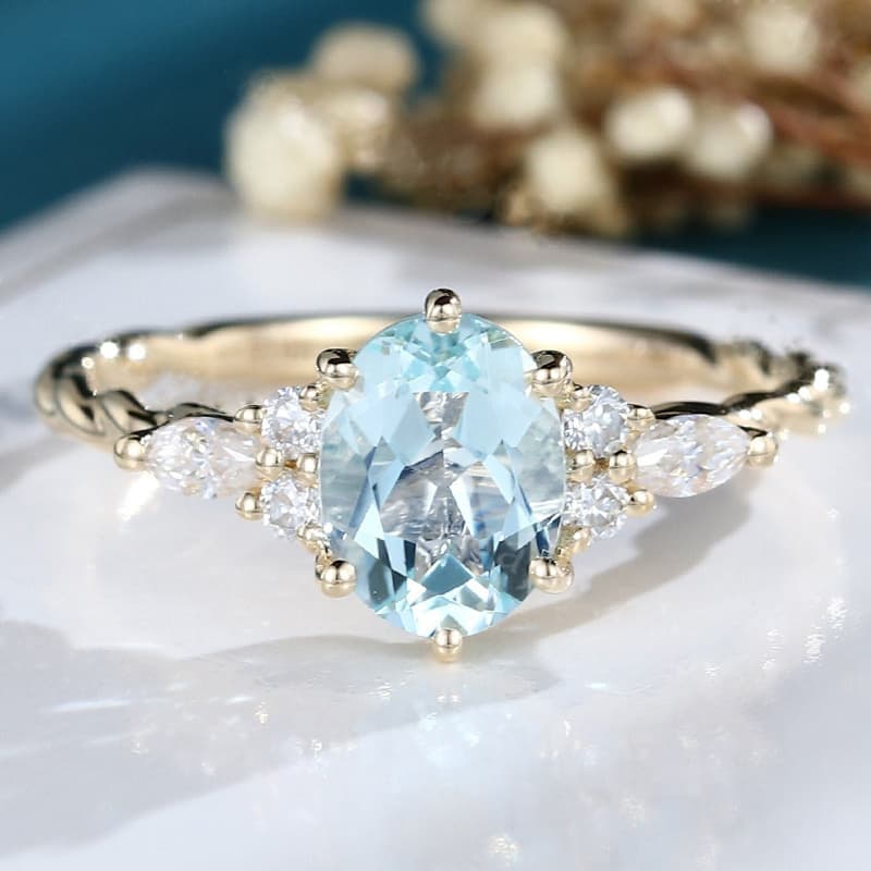 TEMU 1pc Elegant 14k Gold Plated-plated Halo Ring, Sparkling Round Cubic - Perfect For Engagement And Wedding, Christmas And Anniversary Gift, For Teenager, For Teenager