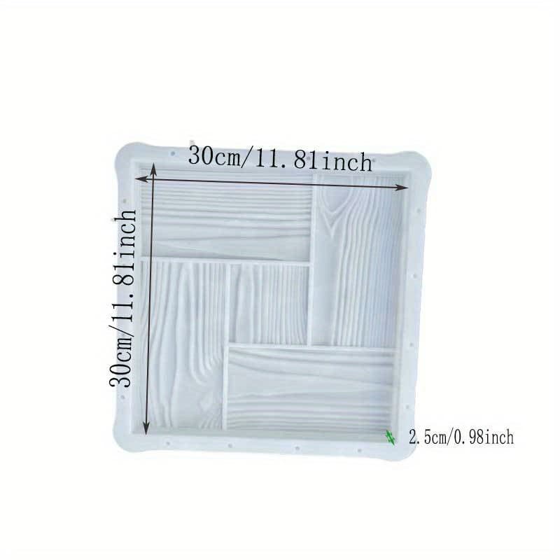 TEMU Paving Mold Path Mold Retro Plastic Clay Tile Mold Reusable Paving Stone Mold For Home Outdoor Walkway Flower Tile Mold