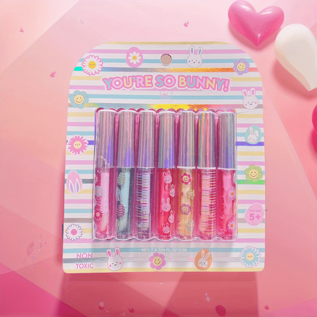 TEMU 7pcs*0.04oz Box Unique Gift Set Lip Balm Set - For Women With Dry Lips On Valentine's Day