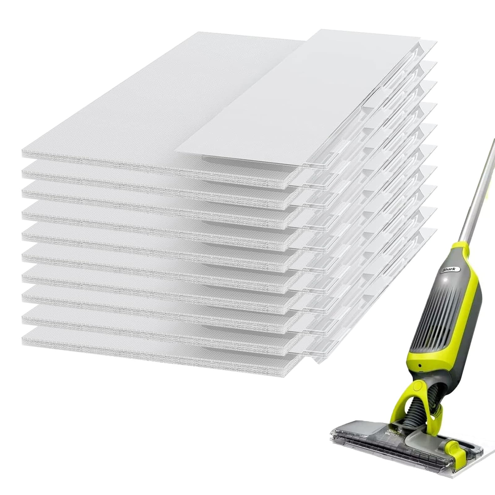 TEMU 40-pack Disposable Mop Pads For Shark - Fits Vm252 Vm200 Vm190 Vm250 Vm251 Vm200c Vm252c Qm250 Vc205, Super Absorbent Floor Cleaning Pads For Most Floors