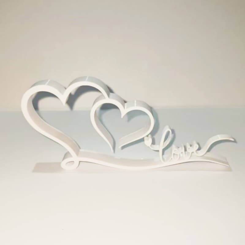 TEMU Heart-shaped Holiday Decorations | Suitable For Valentine's Day, , Birthday Gifts | Plastic, Ideal For Desks, Bookshelves, Bedside Tables