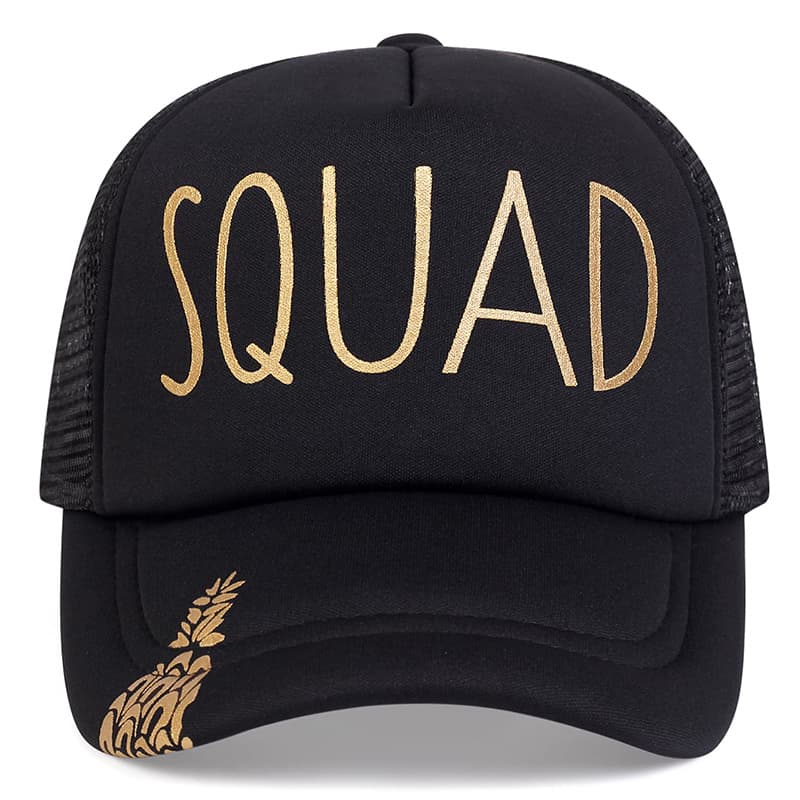 TEMU 1 Women's Bride Printed Baseball , Fashionable Mesh Hat, Outdoor Adjustable Casual , Suitable For Spring And Autumn , Travel, Beach Parties