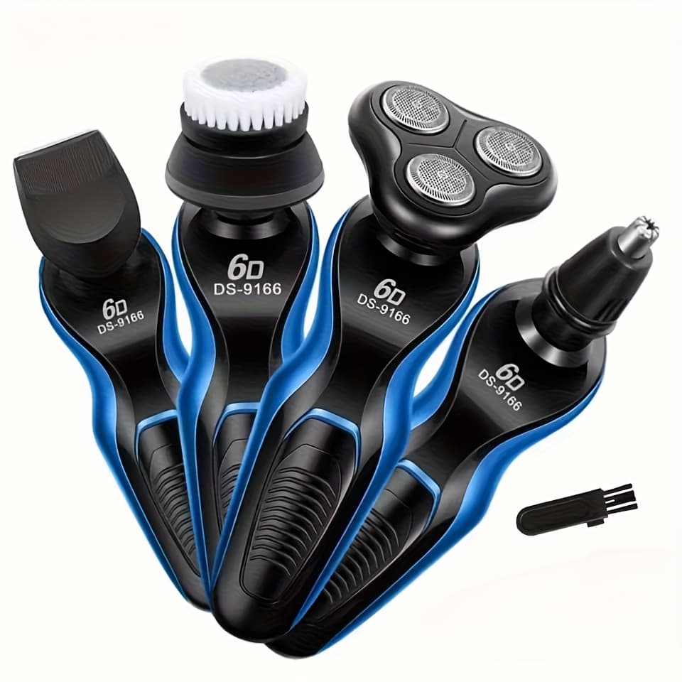TEMU Electric Shaver For Men, Usb Rechargeable Wet And Dry Beard Grooming Kit | Gifts For Father's Day For Dads, Husbands, And Male