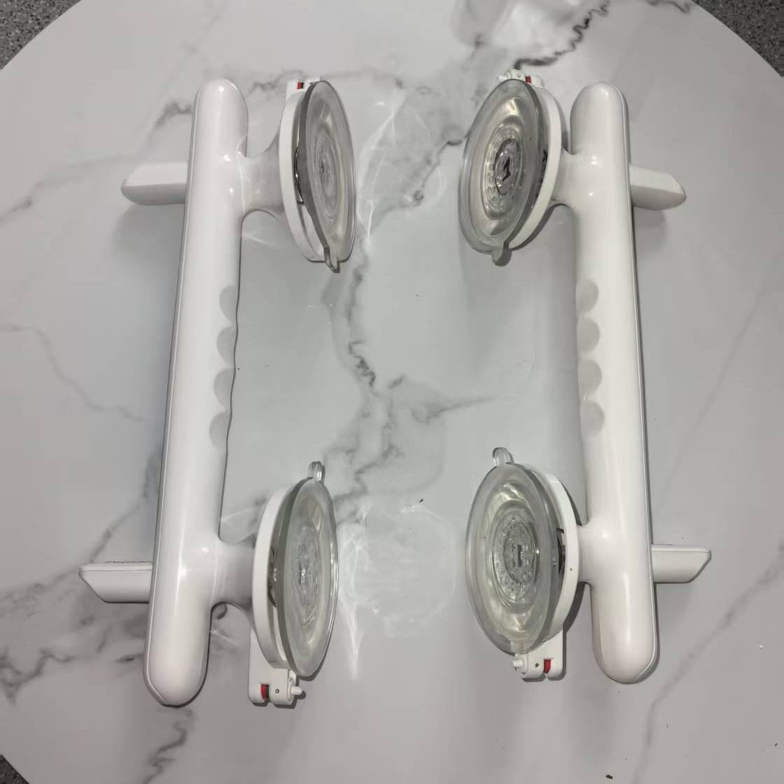 TEMU Set Of 2 Bathroom Safety Grab Bars , Featuring Non-slip , Suction Cup Bathroom Grips, Toilet Handles, And Installation That Drilling