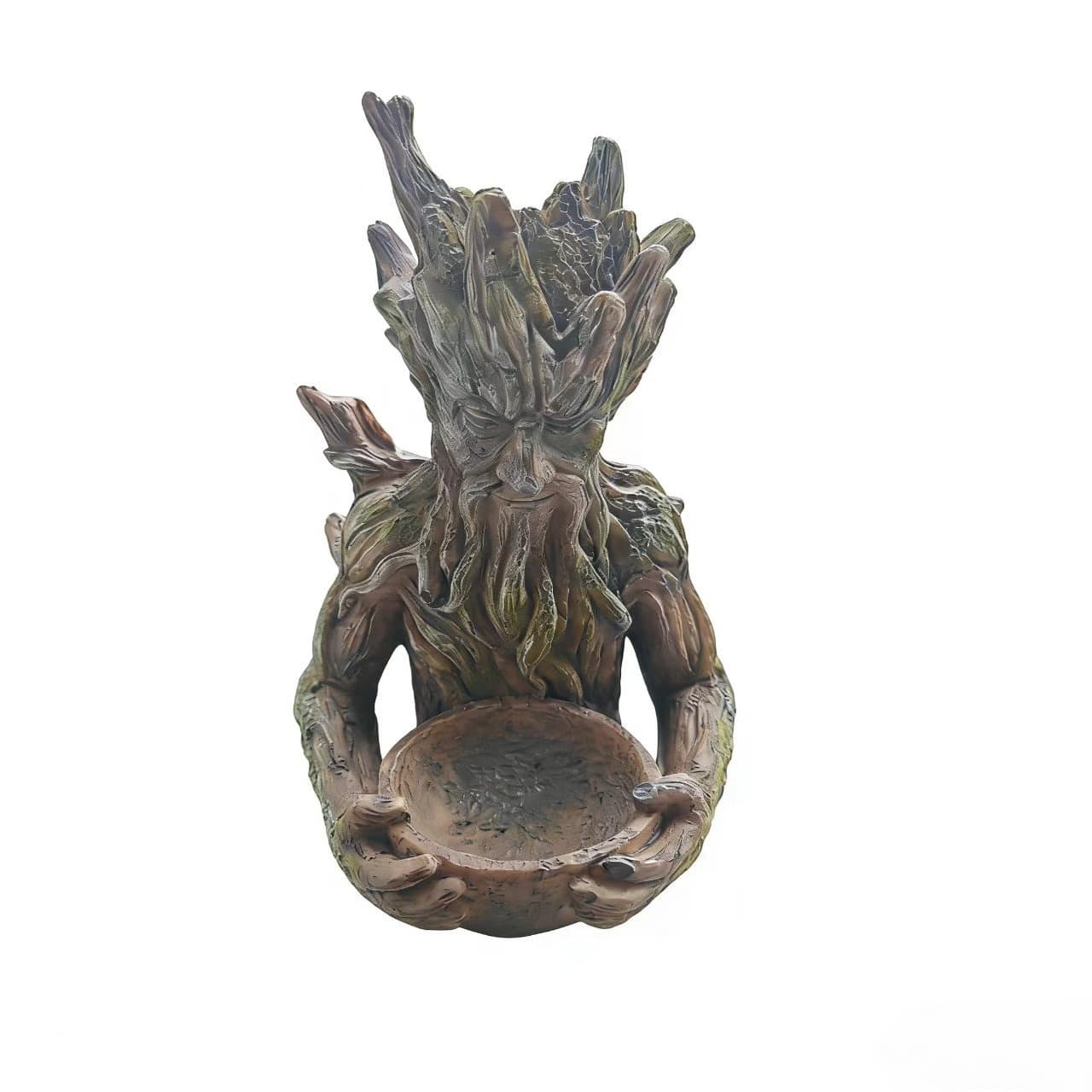 TEMU Tree-shaped Resin Bird Feeder- A Art Piece, Perfect For Hanging On Trees, Suitable For Courtyard, Yard, And Outdoor Natural Decoration