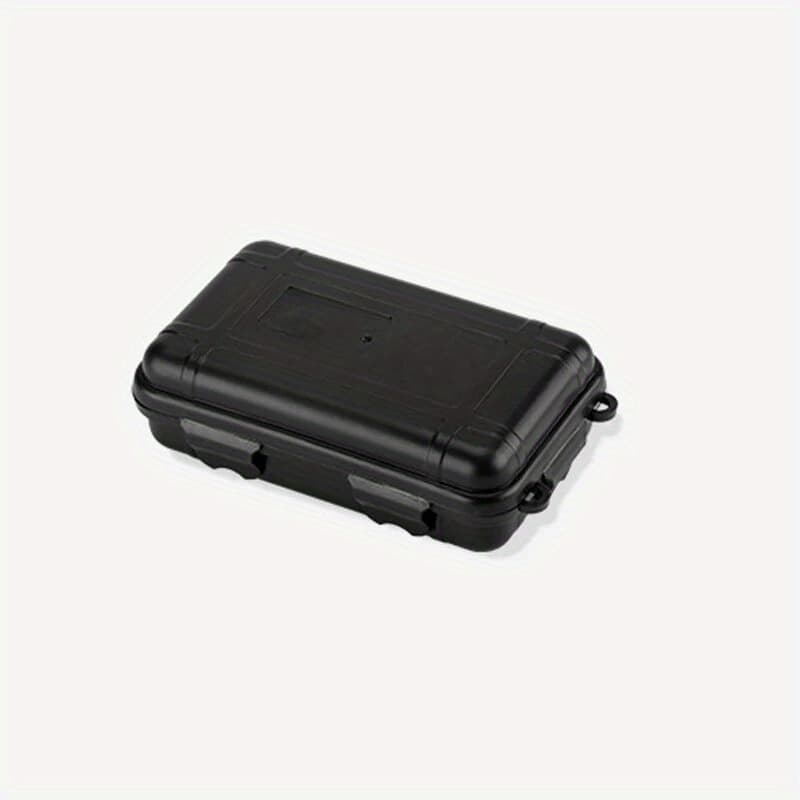 TEMU Tool Box Outdoor Camping Survival Kit Shockproof Waterproof Case Sealed Box Outdoor Survival Storage Box Small.