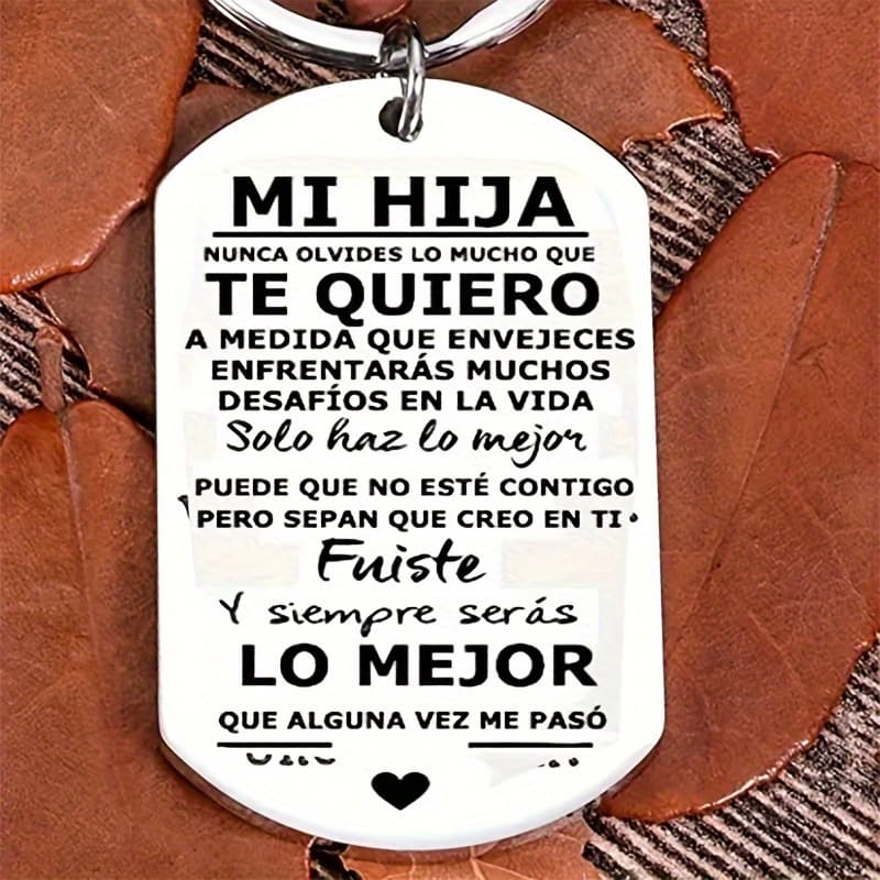TEMU 1. ' Steel Keychain For My Son And My Daughter. A Creative Gift Option For Men And Women. An Automobile Keychain. A Gift For Your Daughter.