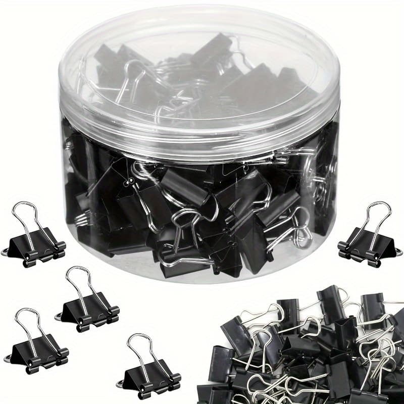 TEMU A Set Of 60 Small Metal Clips That Resist Rust, Perfect For Use In Offices, Classrooms, By Teachers And Students, And Ideal For Holding Receipts, Documents, Stationery, And Exam Papers