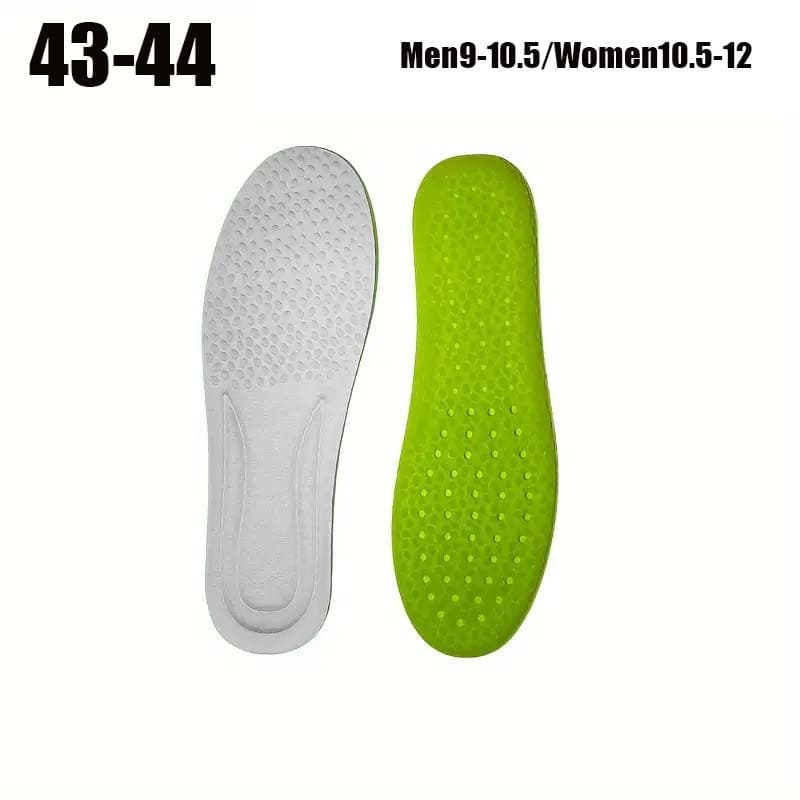 TEMU 8pcs Pack Foam Shoe Insoles - 4 Pairs Cushioning Inserts Suitable For , Sweat-proof For Sneakers/s, Absorption & (men's 4-12.5/women's 5.5-14)