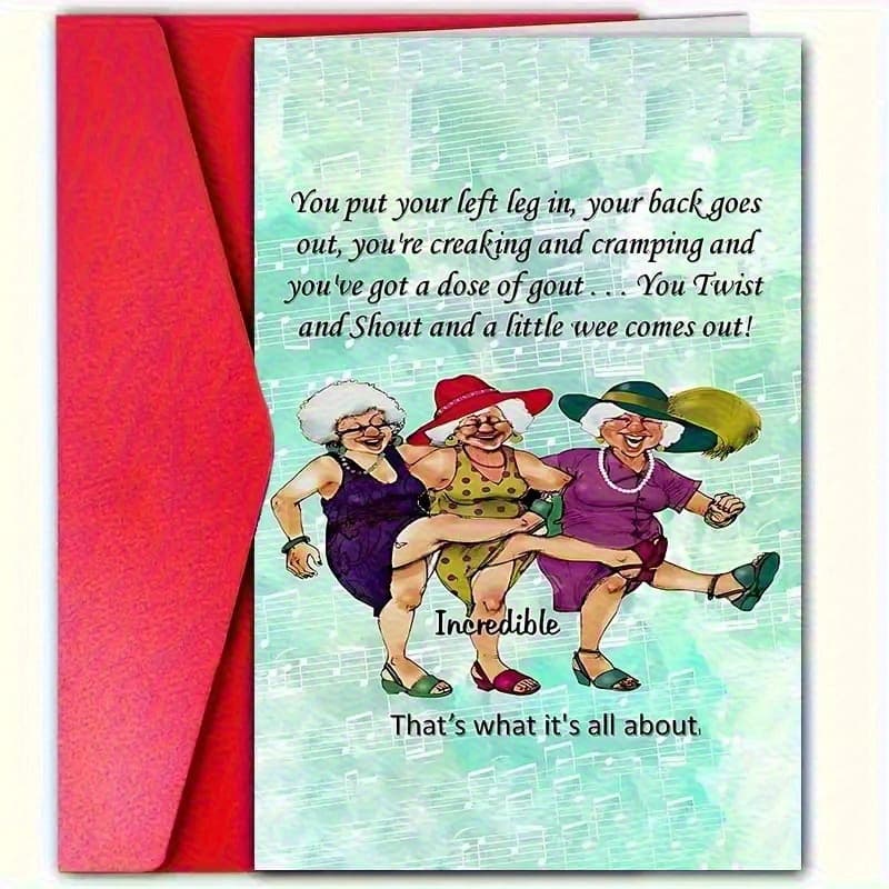 TEMU 4pcs (2 Envelopes + 4.72inch Greeting Cards) Fun Friendship Greeting Card Set, Including Envelopes (2 7.09inch), Suitable For , , , Thank You, High-quality