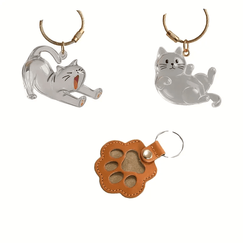 TEMU 3pcs Pet Hair Storage Souvenirs To Commemorate Your Pet. Used On Bags, Mobile Phones, And Key Pendants.