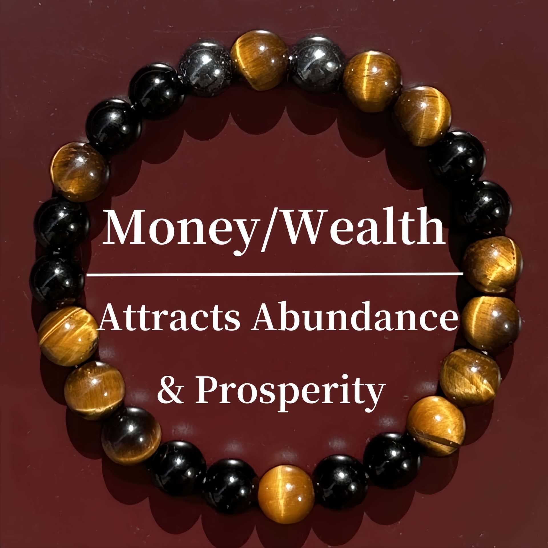 TEMU A Bracelet From 3 Varieties Of Stones: Tiger Eye, Obsidian, And Black Gallstone, The Manufacturer