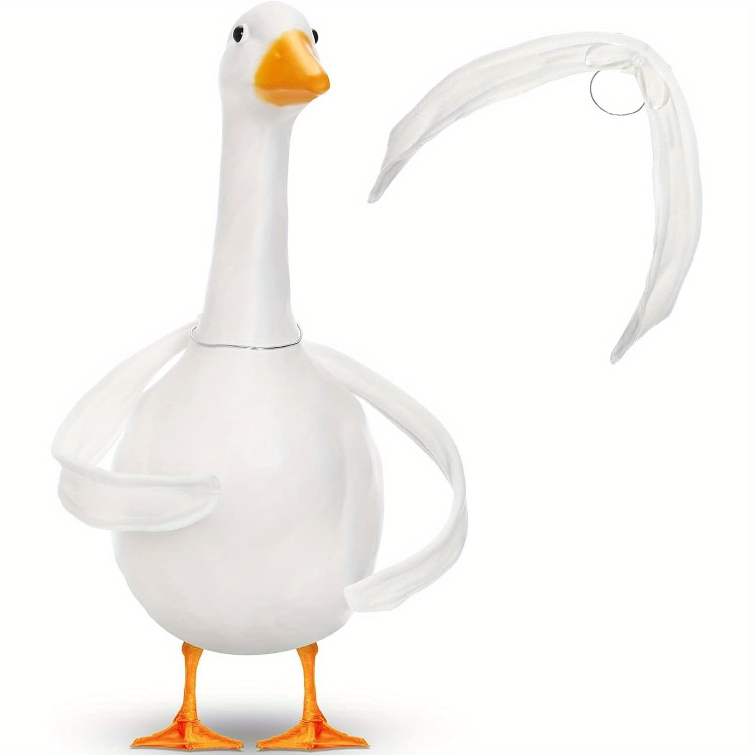 TEMU Poseable Goose Wings For 23''-28" Porch Lawn Goose Outfit Accessories Poseable For Outdoor Patio Yard Lawn Art Decoration