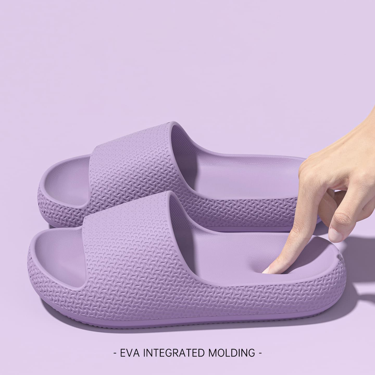 TEMU New Style Women's Summer Slippers, Soft Sole Thick Sole, Couple's Home/bathroom Slippers, Non-slip, Odor-resistant, Breathable, Wear-resistant, For Outdoor Wear, Women Shoes